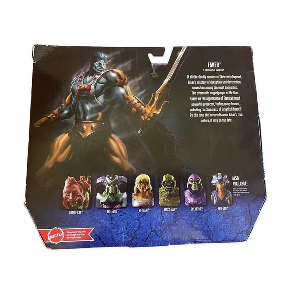 Mattel Masters of the Universe Revelation He-Man Faker Action Figure NEW - Picture 3 of 4